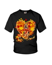 Autumn Leaf - Bloodhound 1 Youth T-Shirt tile