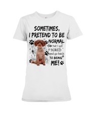 Sometimes - RED Schnoodle Premium Fit Ladies Tee tile