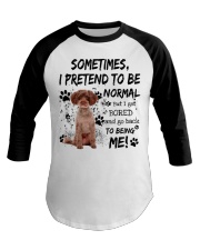 Sometimes - RED Schnoodle Baseball Tee tile
