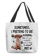Sometimes - RED Schnoodle All-Over Tote tile