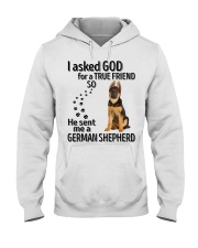 I asked God - German Shepherd Hooded Sweatshirt tile