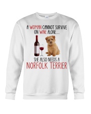 She Also Needs - Norfolk Terrier Dog Crewneck Sweatshirt tile