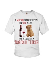 She Also Needs - Norfolk Terrier Dog Youth T-Shirt tile