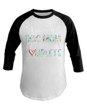 Being A Dog Mom Complete Baseball Tee tile