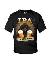 IPA Lot - BLACK Dachshund 2 Youth T-Shirt tile