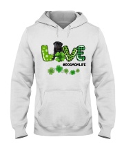 Patrick Life - BLACK Pug 1 Hooded Sweatshirt tile