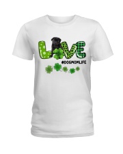 Patrick Life - BLACK Pug 1 Ladies T-Shirt tile