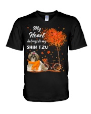 Belonging - Shih Tzu 1 V-Neck T-Shirt tile
