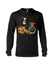 Autumn Bike - Chinese Crested Dog 1 Long Sleeve Tee tile