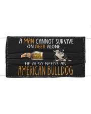 Beer Alone - American Bulldog Mask tile