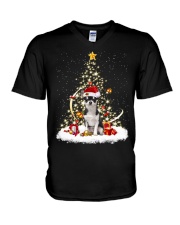 Lighting - BLACK Chihuahua V-Neck T-Shirt tile