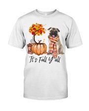 It is Fall - Pug 2 Classic T-Shirt tile