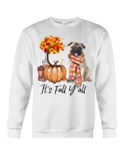 It is Fall - Pug 2 Crewneck Sweatshirt tile