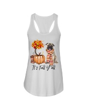 It is Fall - Pug 2 Ladies Flowy Tank tile