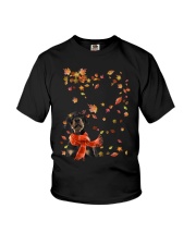 Leaf Scarf - Dobermann Pinscher Youth T-Shirt tile