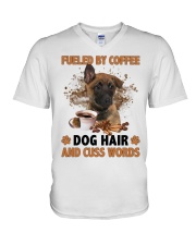 Fueled By - Belgian Shepherd V-Neck T-Shirt tile