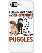 Quarantine With Puggles Phone Case tile
