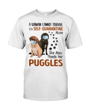 Quarantine With Puggles Classic T-Shirt tile