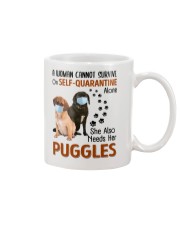 Quarantine With Puggles Mug tile