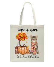 Fall And - Cat Tote Bag tile