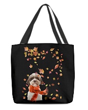 Leaf Scarf - Lagotto Romagnolo All-Over Tote tile