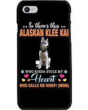 Kinda Stole - Alaskan Klee Kai Phone Case tile