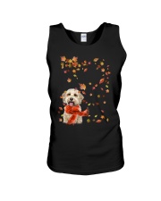 Leaf Scarf - Goldendoodle 1 Unisex Tank tile