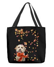 Leaf Scarf - Goldendoodle 1 All-Over Tote tile