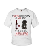 She Also Needs - Lhasa Apso Youth T-Shirt tile