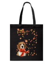 Leaf Scarf - beagle Tote Bag tile