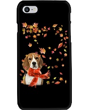 Leaf Scarf - beagle Phone Case tile