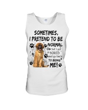 Sometimes - Leonberger Unisex Tank tile