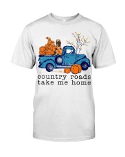 156 Country Roads German Shepherd 2 Classic T-Shirt front