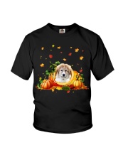 Pumpkin Cave - Great Pyrenees 1 Youth T-Shirt tile