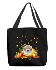 Pumpkin Cave - Great Pyrenees 1 All-Over Tote tile