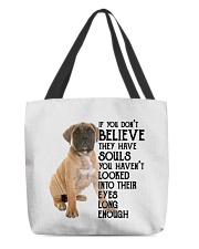 Long Enough - Bullmastiff All-Over Tote tile