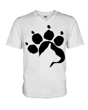 Dog Foot - Australian Cattle Dog V-Neck T-Shirt tile
