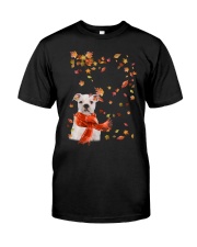 Leaf Scarf - American Bulldog 2 Classic T-Shirt front