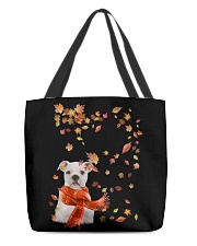 Leaf Scarf - American Bulldog 2 All-Over Tote tile