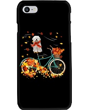 Autumn Bike - Coton De Tulear Phone Case tile