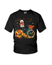 Autumn Bike - Coton De Tulear Youth T-Shirt tile