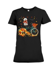 Autumn Bike - Coton De Tulear Premium Fit Ladies Tee tile