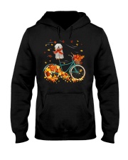 Autumn Bike - Coton De Tulear Hooded Sweatshirt tile