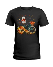 Autumn Bike - Coton De Tulear Ladies T-Shirt tile