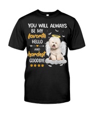Hardest Goodbye - CREAM Bichon Frise Premium Fit Mens Tee tile