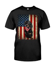 Dachshund - American Flag Classic T-Shirt front