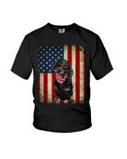Dachshund - American Flag Youth T-Shirt tile