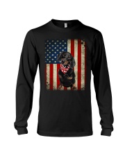 Dachshund - American Flag Long Sleeve Tee tile