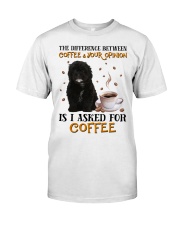 The Difference - BLACK Shih-Poo Classic T-Shirt front