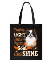 Shine - Japanese Chin 2 Tote Bag tile